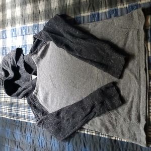 Boys long sleeve thermal hooded tee med (10-12)